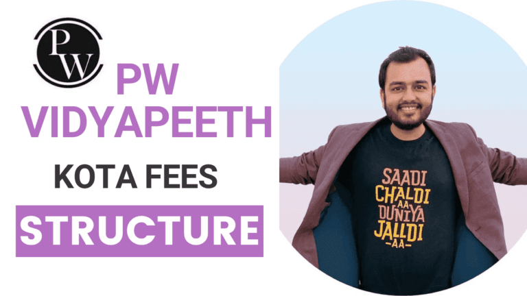 PW Vidyapeeth Kota Fee Structure