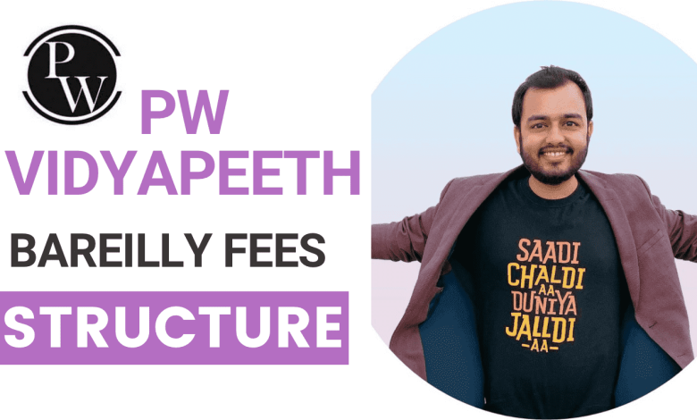 PW Vidyapeeth Bareilly Fee Structure