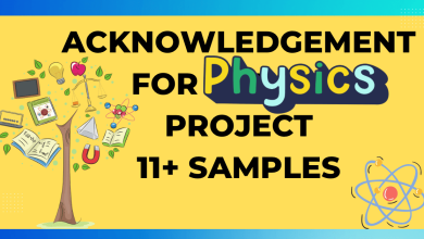 Acknowledgement for Physics 11 Samples